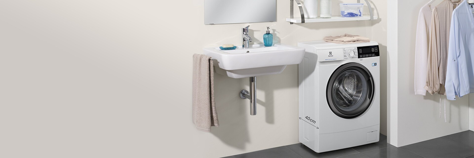 Kompaktiškos skalbimo mašinos